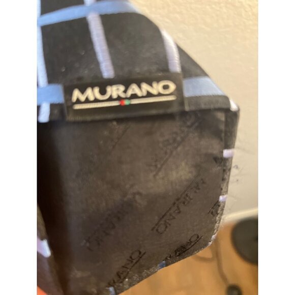 Murano men's blue/black tie - Picture 3 of 3